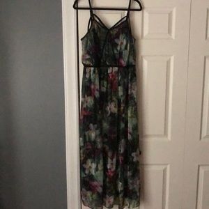 Floral maxi dress size 18